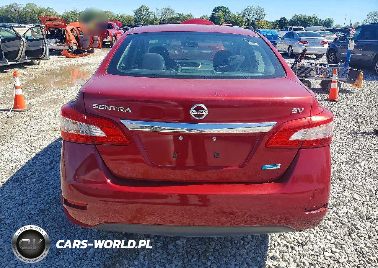2014 Nissan Sentra Sv VIN:3N1AB7AP7EL676218 - 6
