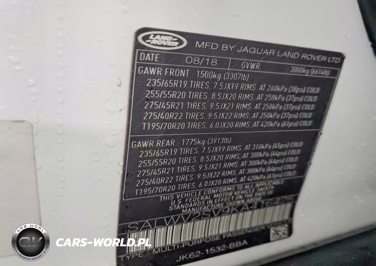 2019 Land Rover Range Rover Sport Hse Dynamic VIN:SALWV2SV9KA416425 - 13