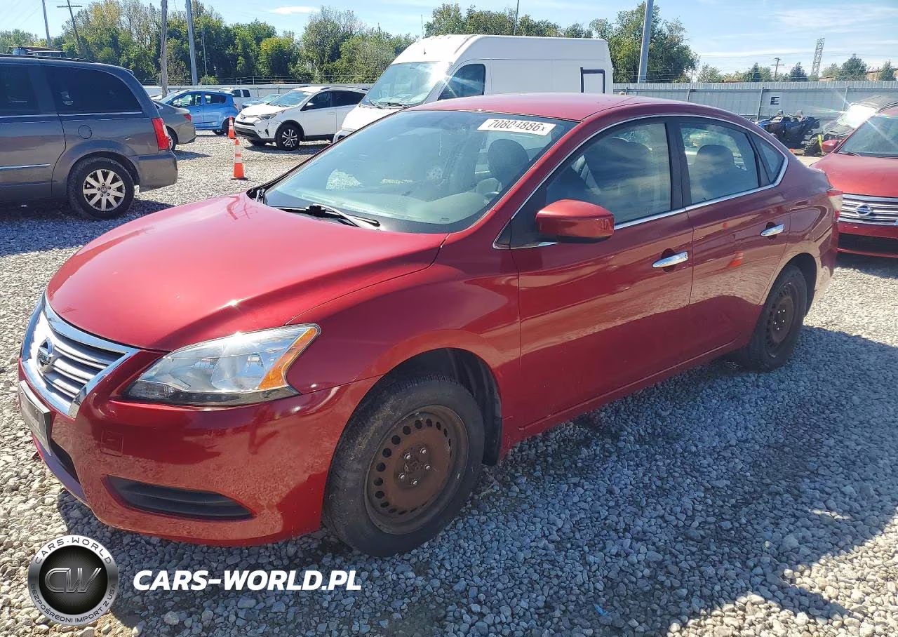 2013 Nissan Sentra S VIN:3N1AB7AP6DL711197 - 1