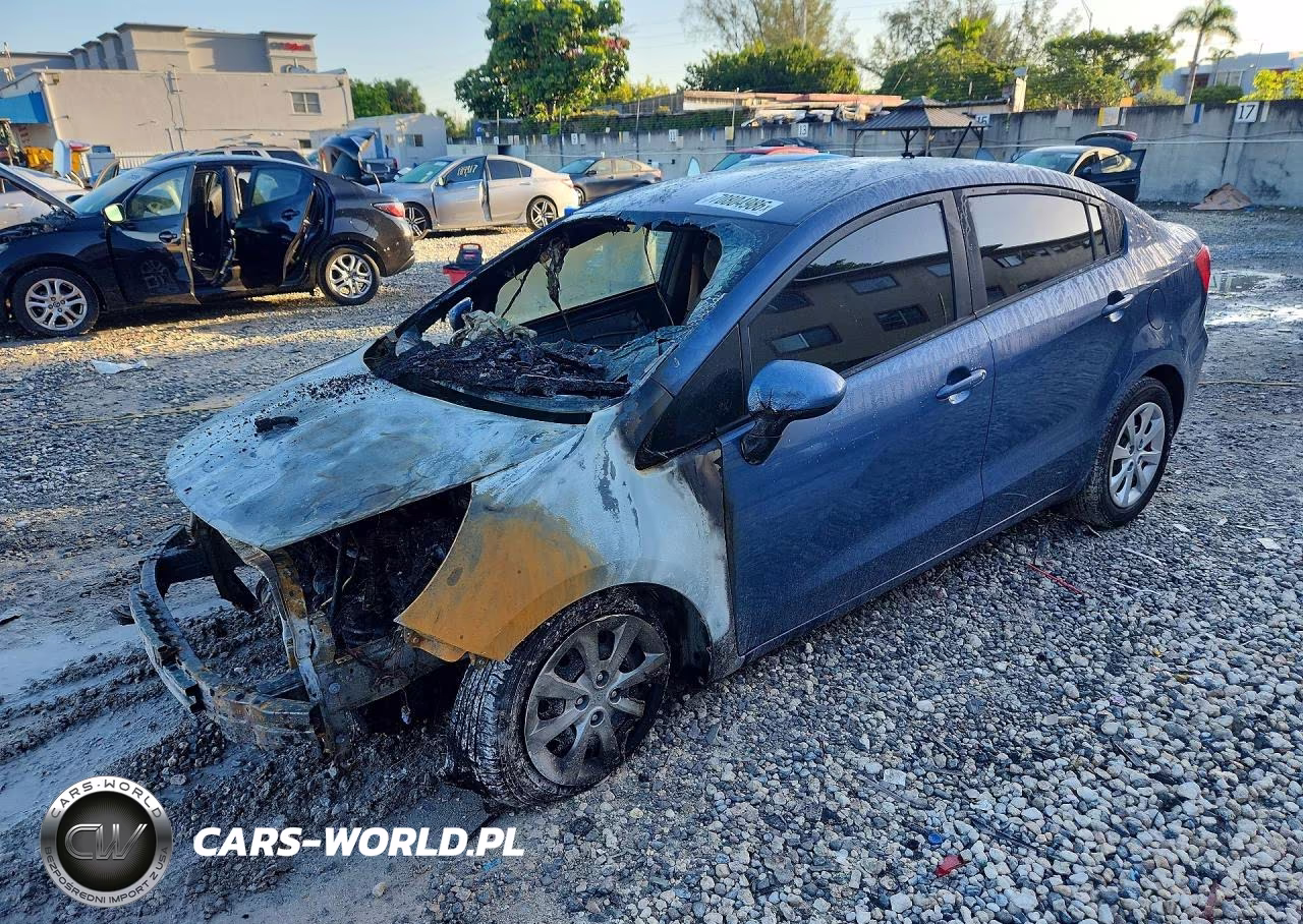 2016 Kia Rio Lx VIN:KNADM4A35G6554564 - 1