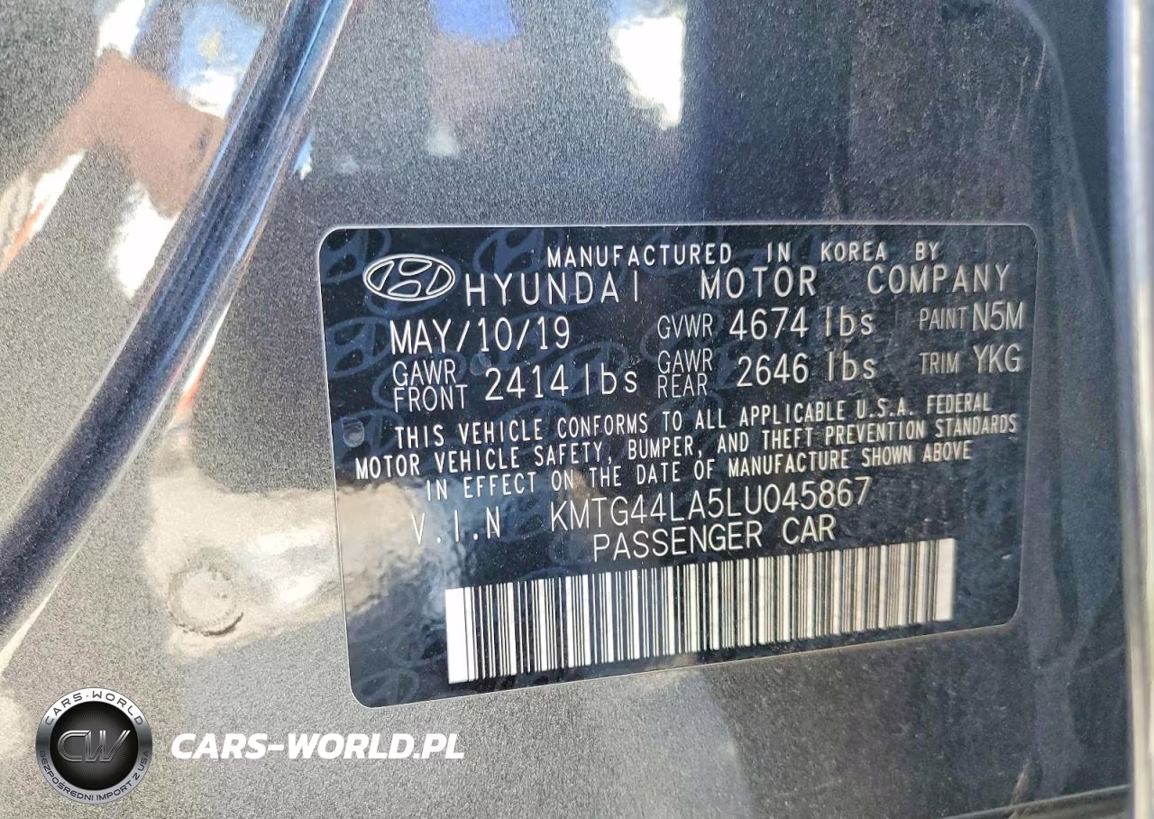 2020 Genesis G70 2.0T VIN:KMTG44LA5LU045867 - 12