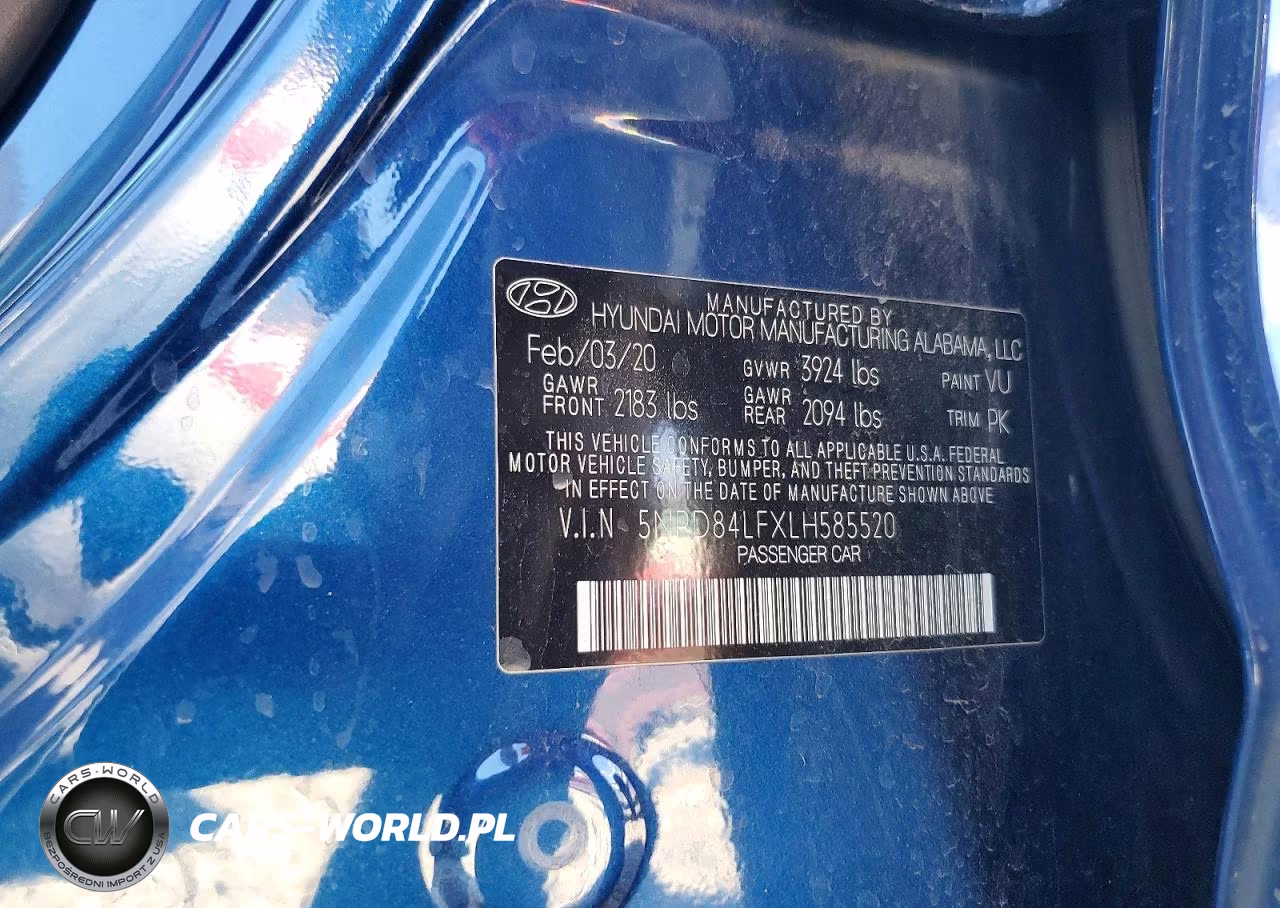 2020 Hyundai Elantra Limited VIN:5NPD84LFXLH585520 - 12