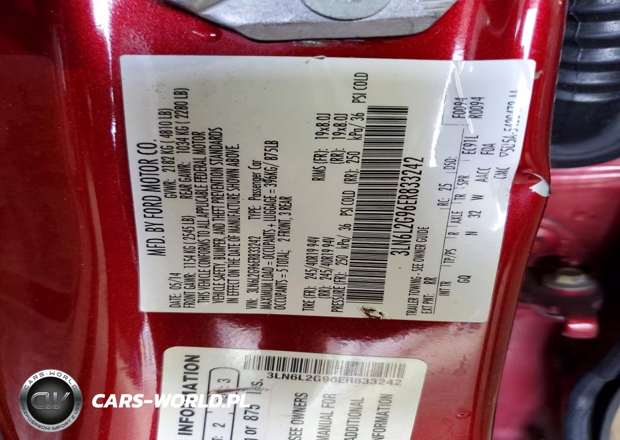 2014 Lincoln Mkz VIN:3LN6L2G96ER833242 - 13