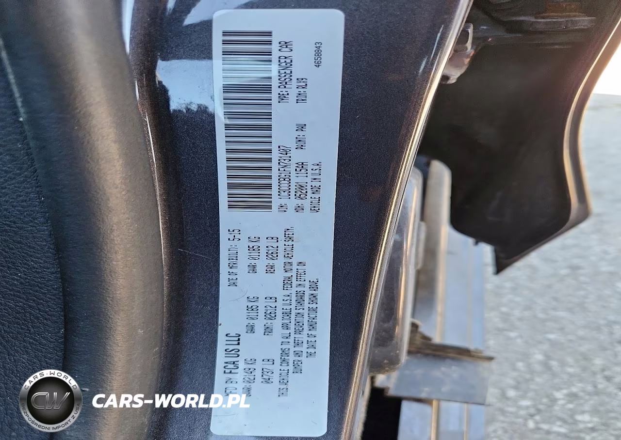 2015 Chrysler 200 S VIN:1C3CCCBG1FN731407 - 13