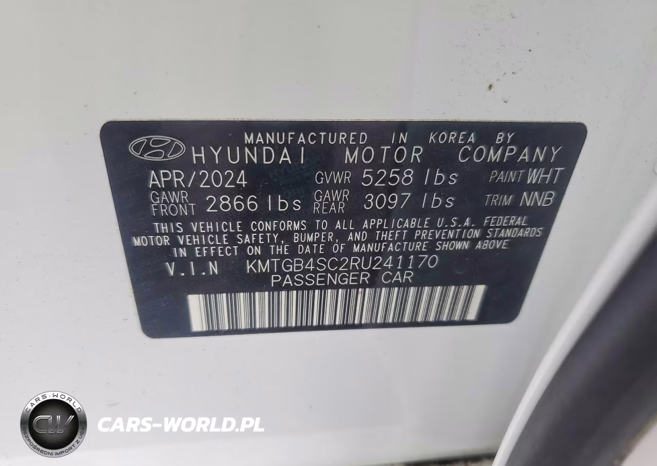 2024 Genesis G80 2.5T VIN:KMTGB4SC2RU241170 - 12