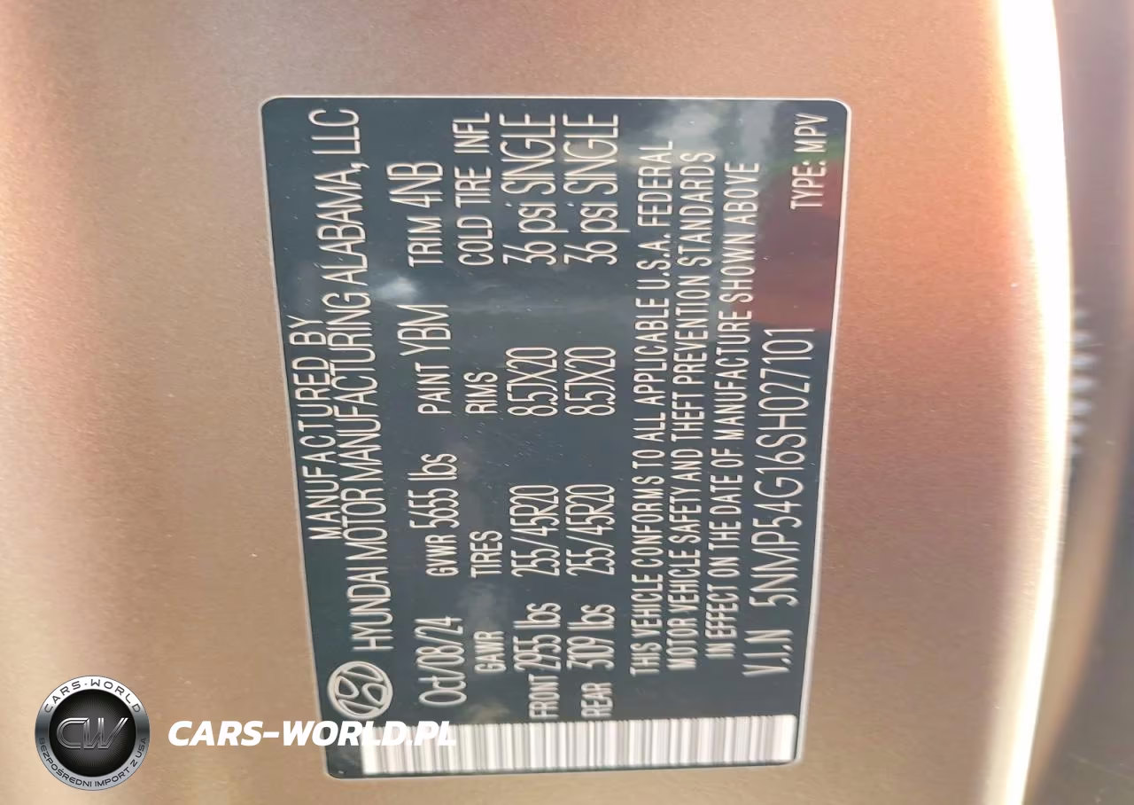 2025 Hyundai Santa Fe Calligraphy VIN:5NMP54G16SH027101 - 14