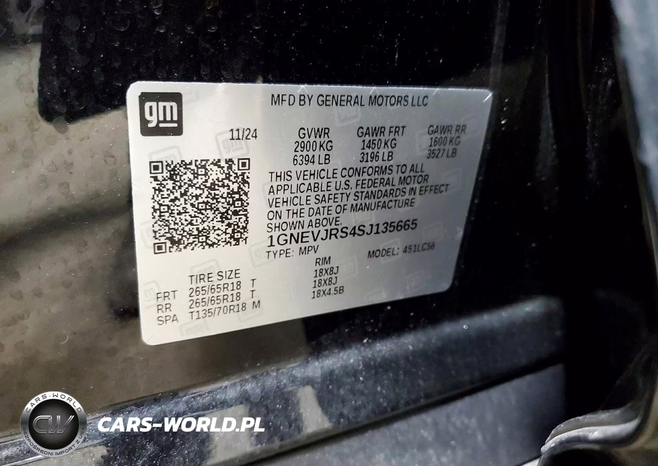 2025 Chevrolet Traverse Z71 VIN:1GNEVJRS4SJ135665 - 13