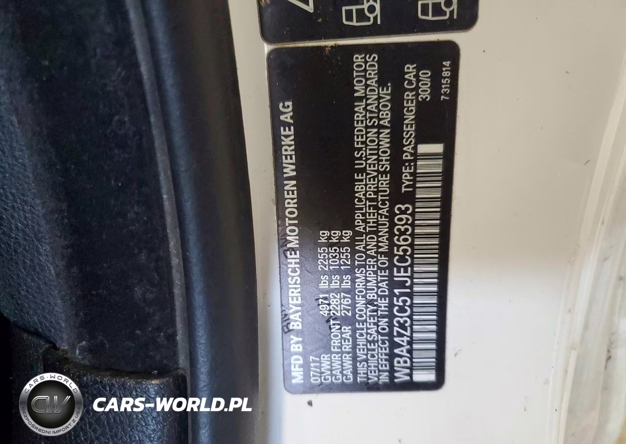 2018 BMW 430Xi VIN:WBA4Z3C51JEC56393 - 13
