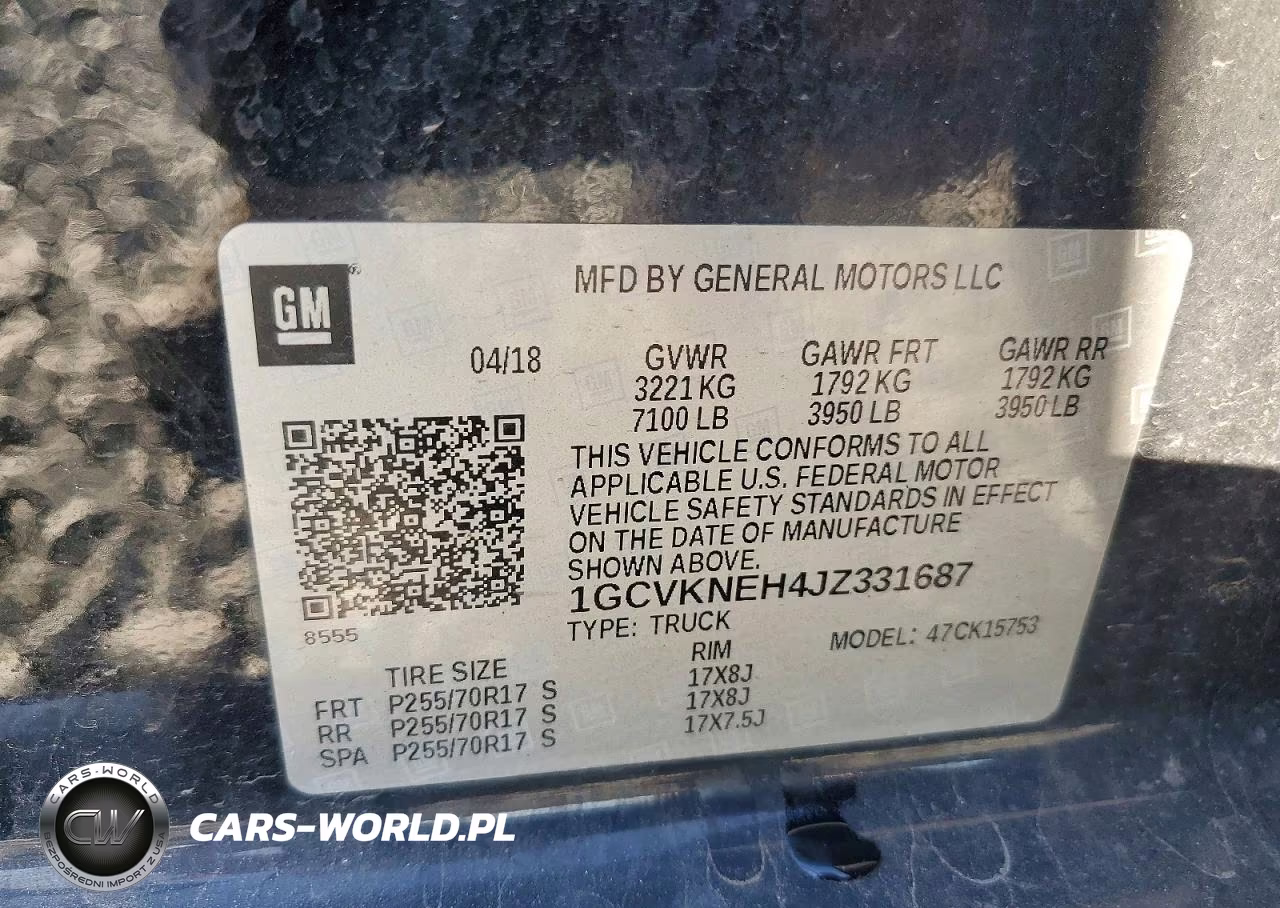 2018 Chevrolet Silverado K1500 VIN:1GCVKNEH4JZ331687 - 12