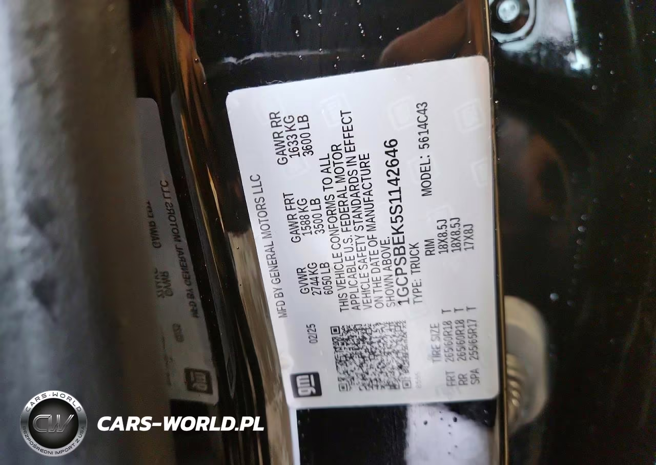 2025 Chevrolet Colorado VIN:1GCPSBEK5S1142646 - 12