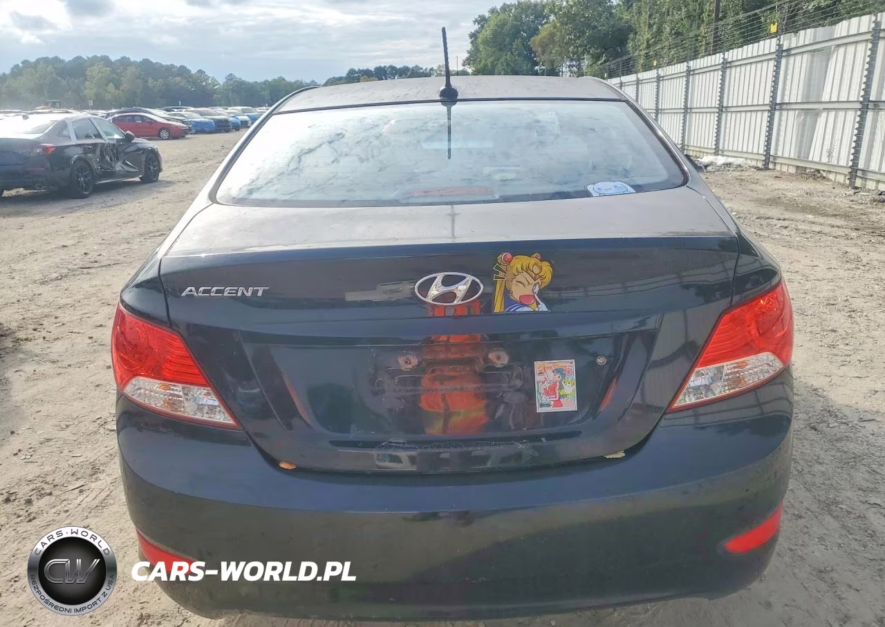 2013 Hyundai Accent Gls VIN:KMHCU4AE1DU382326 - 6