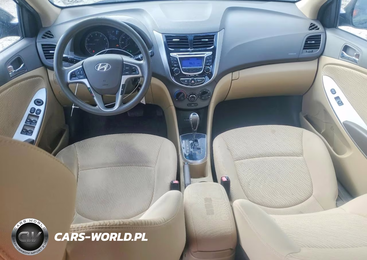 2013 Hyundai Accent Gls VIN:KMHCU4AE1DU382326 - 8