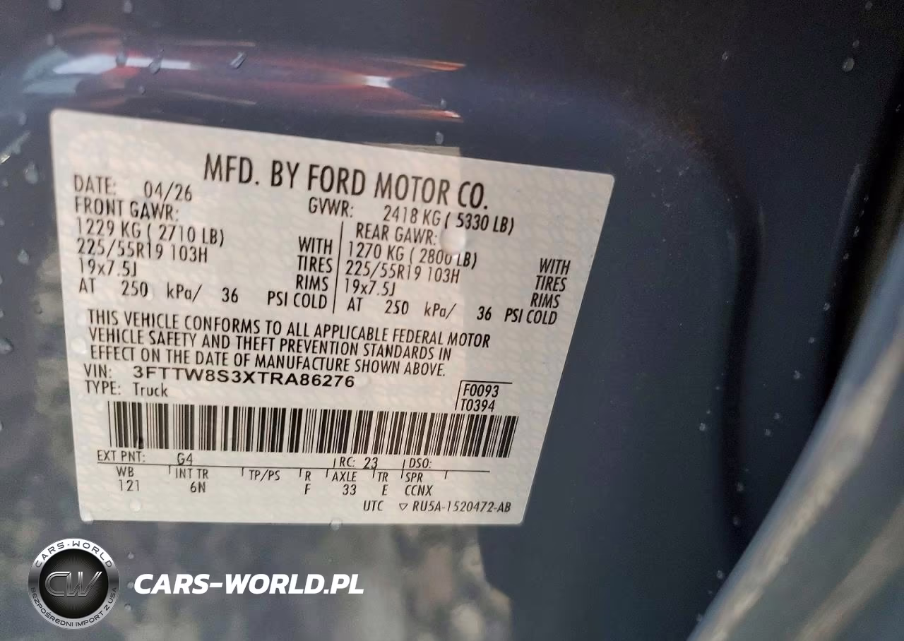 2026 Ford Maverick Lariat VIN:3FTTW8S3XTRA86276 - 12