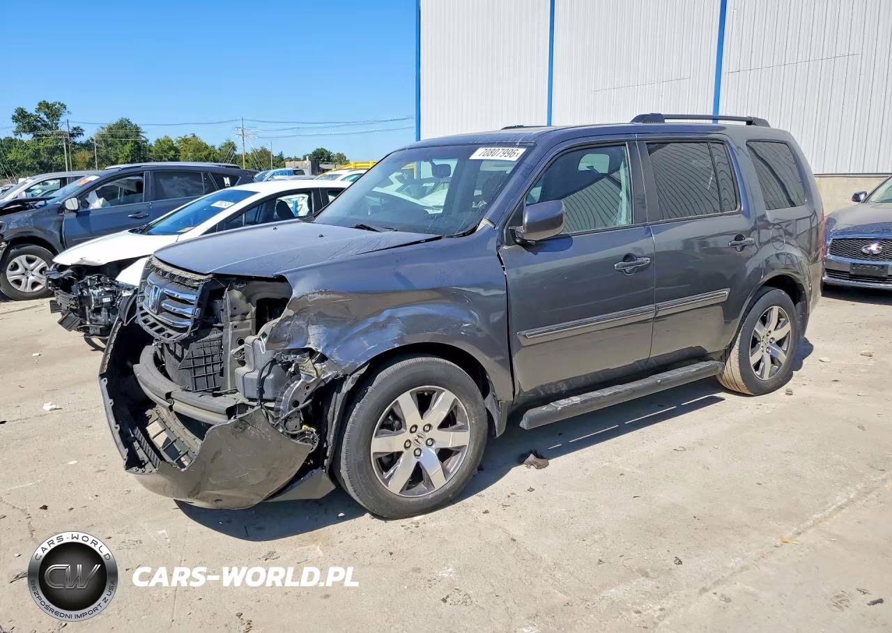 2012 Honda Pilot Touring VIN:5FNYF3H94CB020621 - 1