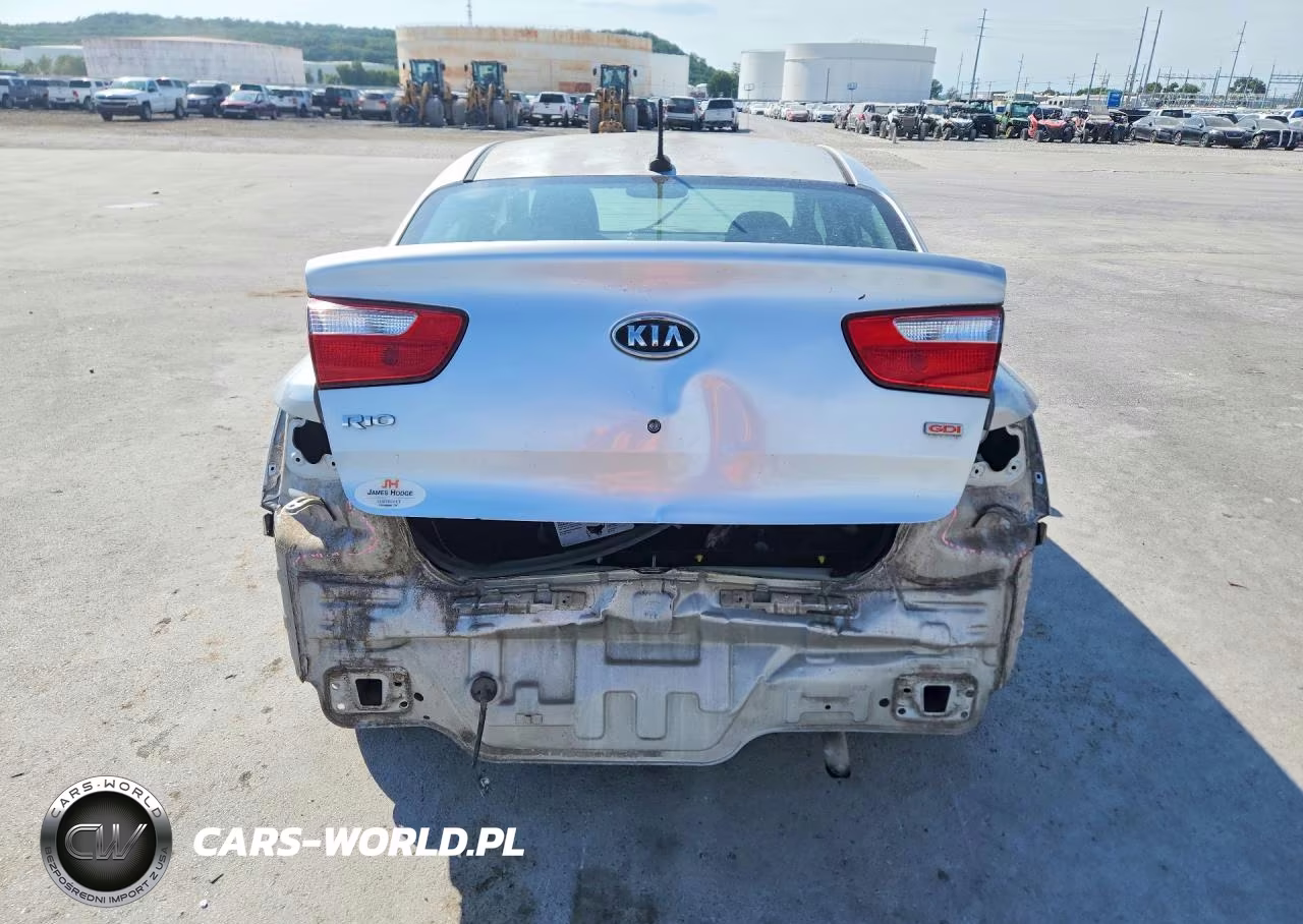 2012 Kia Rio Lx VIN:KNADM4A3XC6057004 - 6