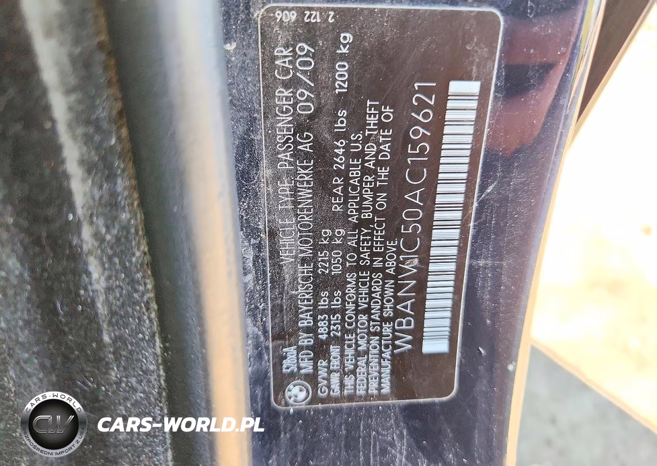 2010 BMW 528 Xi VIN:WBANV1C50AC159621 - 12