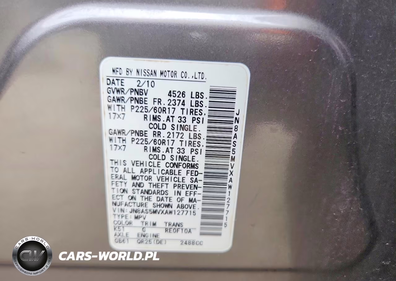 2010 Nissan Rogue S VIN:JN8AS5MVXAW127715 - 13