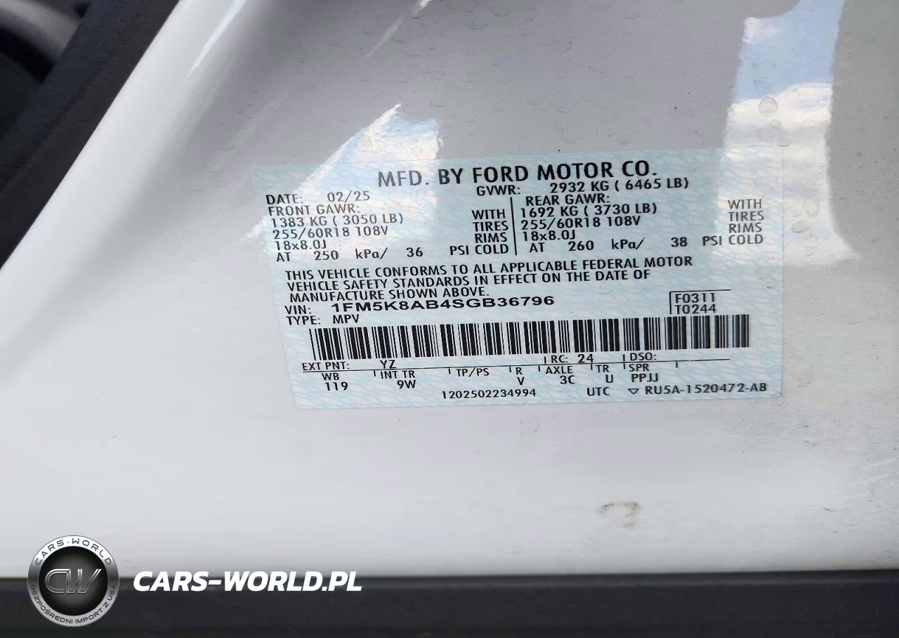 2025 Ford Explorer Police Interceptor VIN:1FM5K8AB4SGB36796 - 14