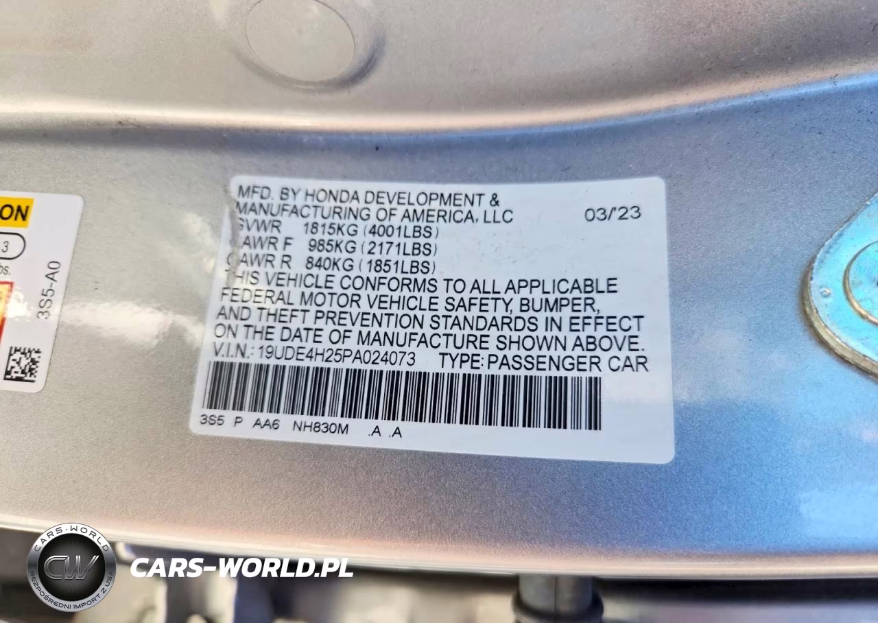 2023 Acura Integra VIN:19UDE4H25PA024073 - 12