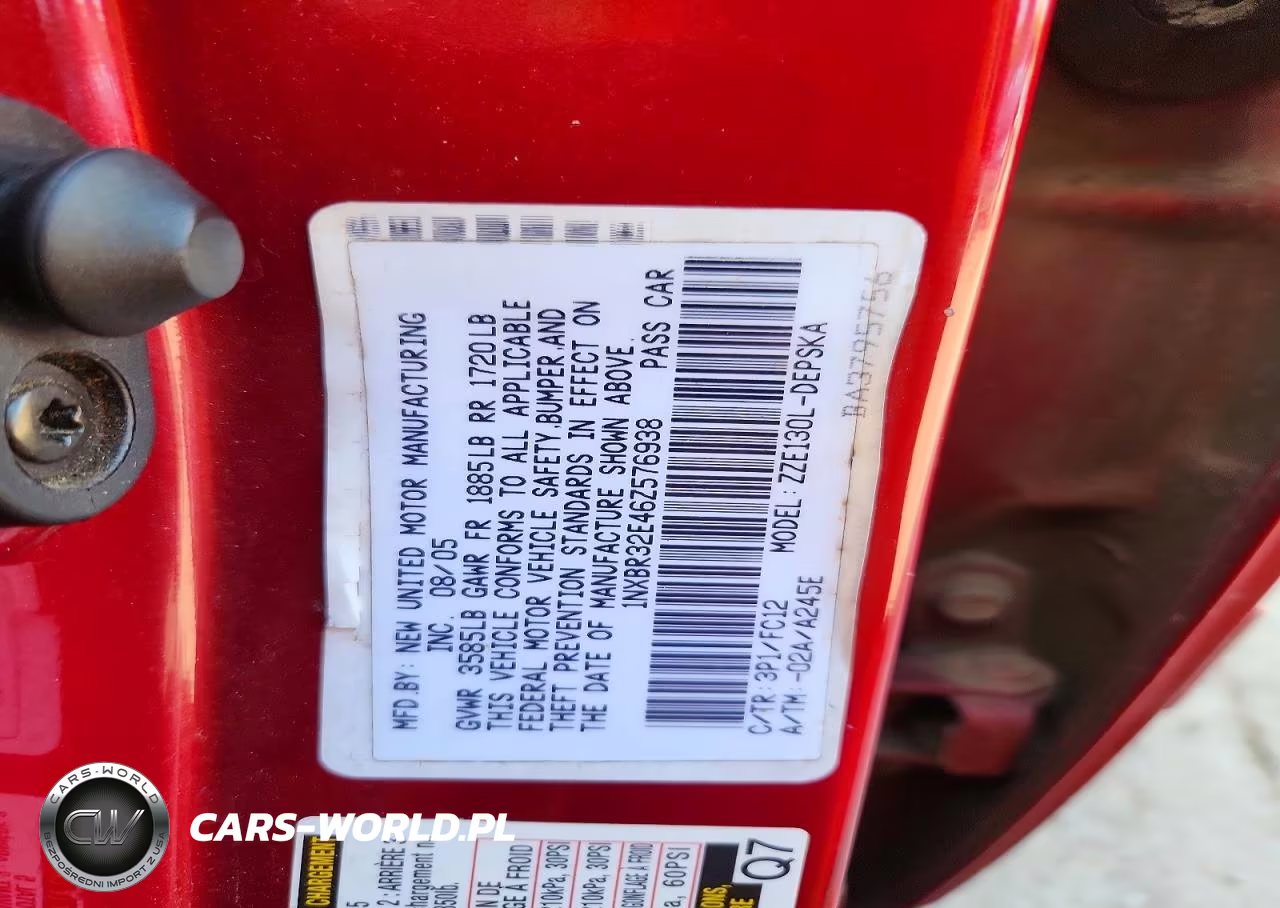 2006 Toyota Corolla S VIN:1NXBR32E46Z576938 - 12