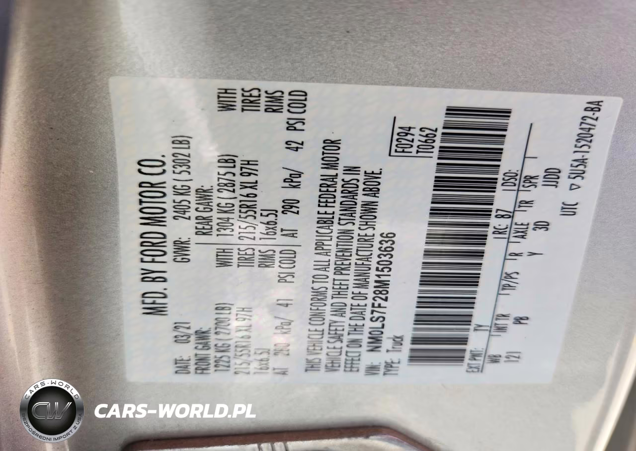 2021 Ford Transit Connect Xlt VIN:NM0LS7F28M1503636 - 12