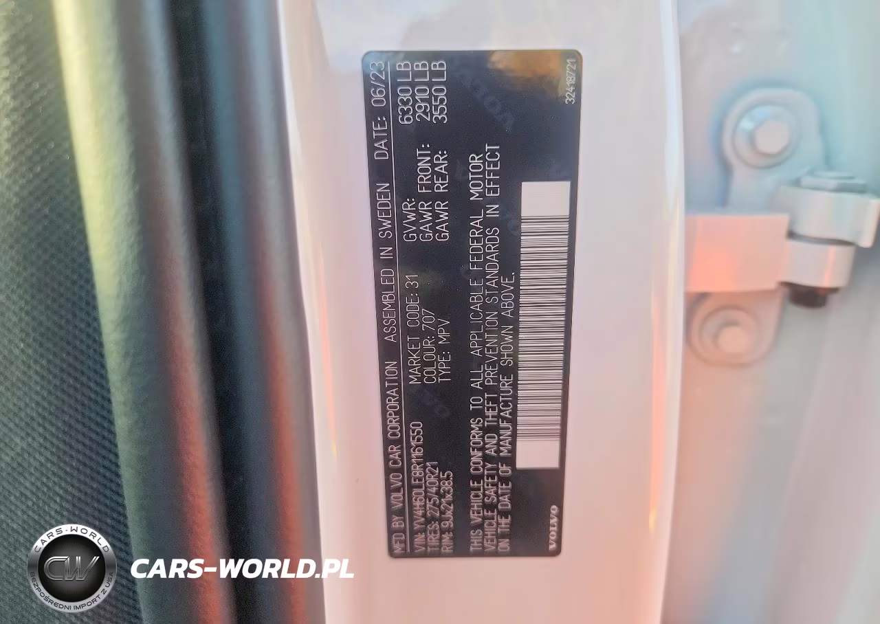 2024 Volvo Xc90 Plus VIN:YV4H60LE8R1161550 - 14