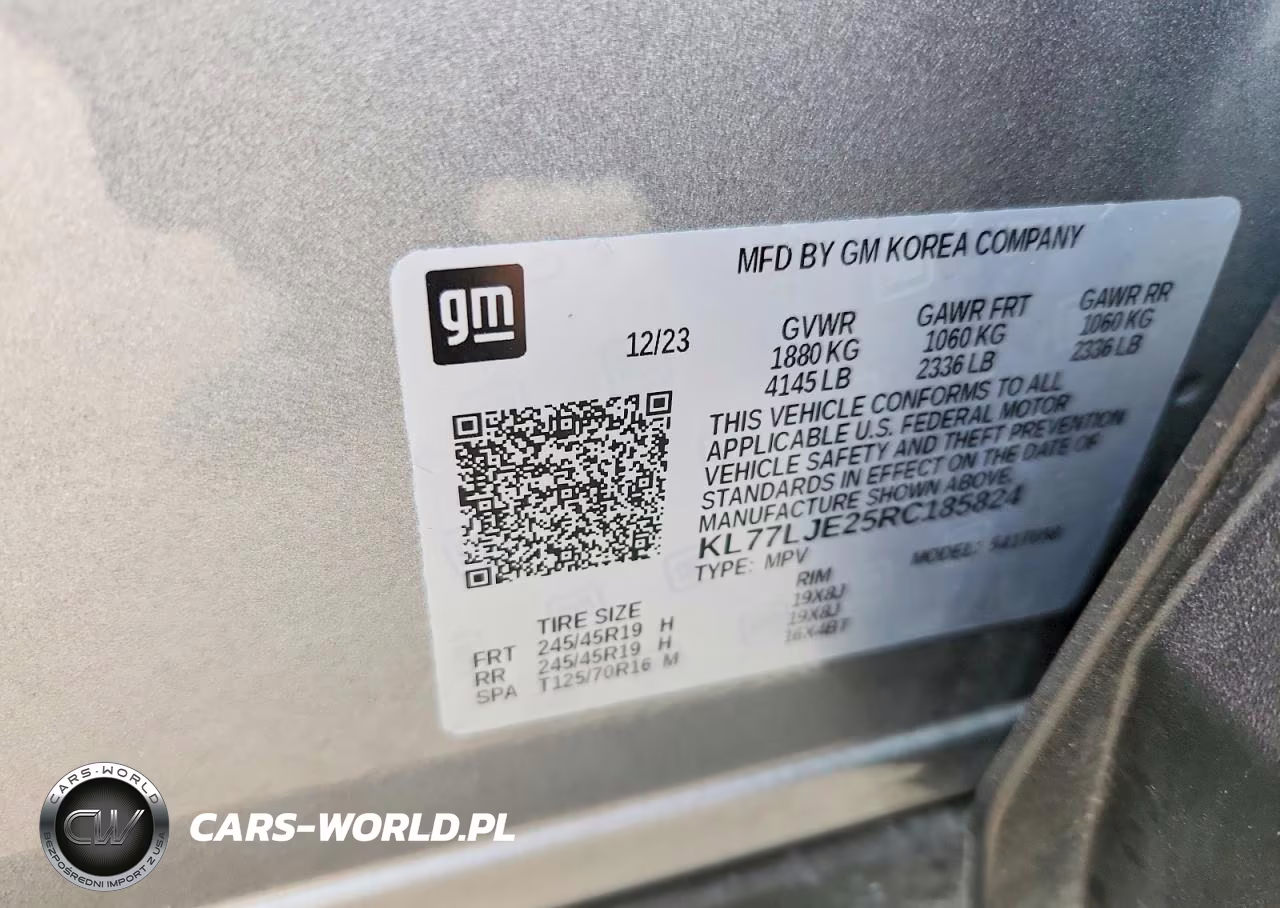 2024 Chevrolet Trax 2Rs VIN:KL77LJE25RC185824 - 12