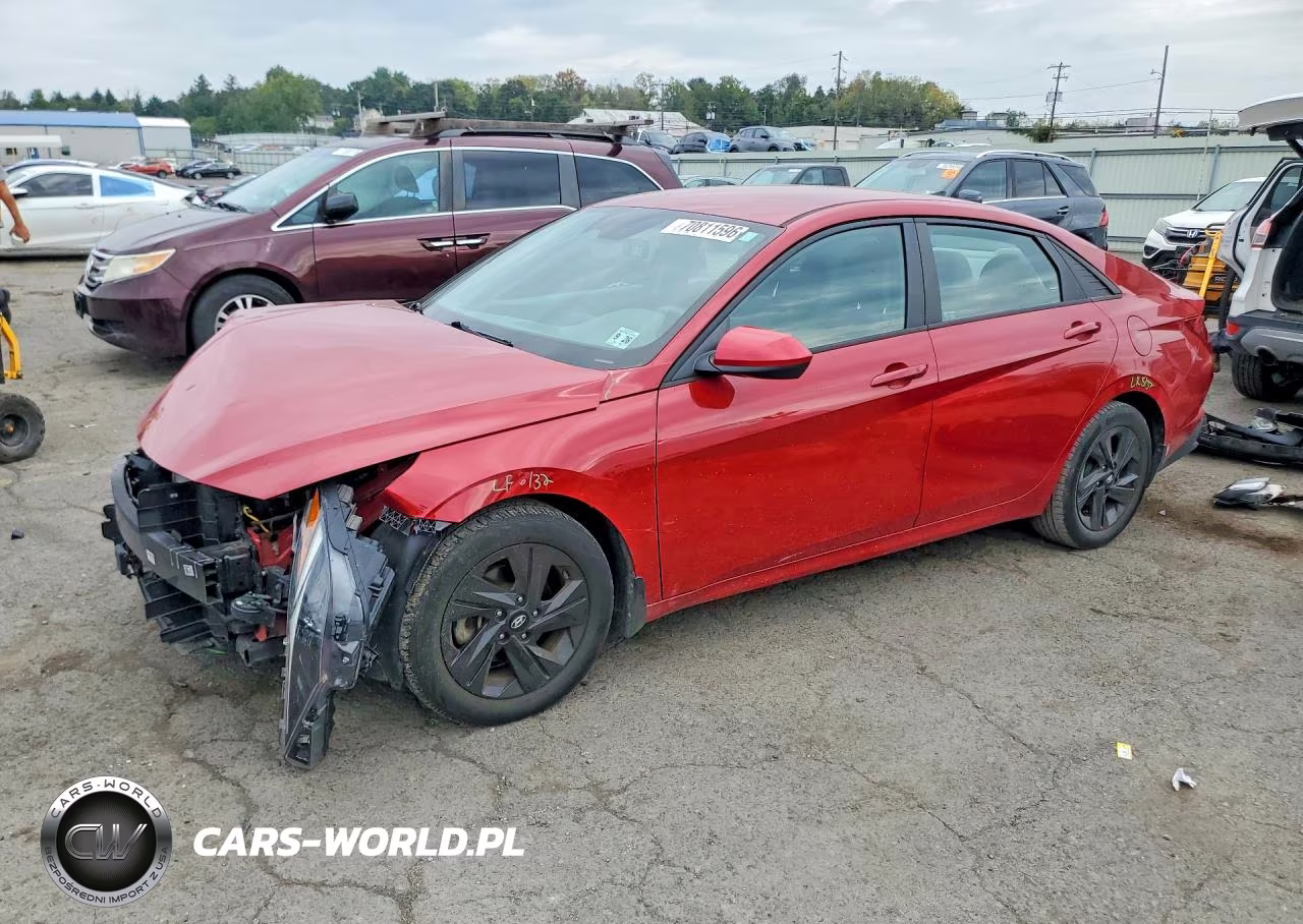 2022 Hyundai Elantra Sel VIN:KMHLS4AG9NU219688 - 1