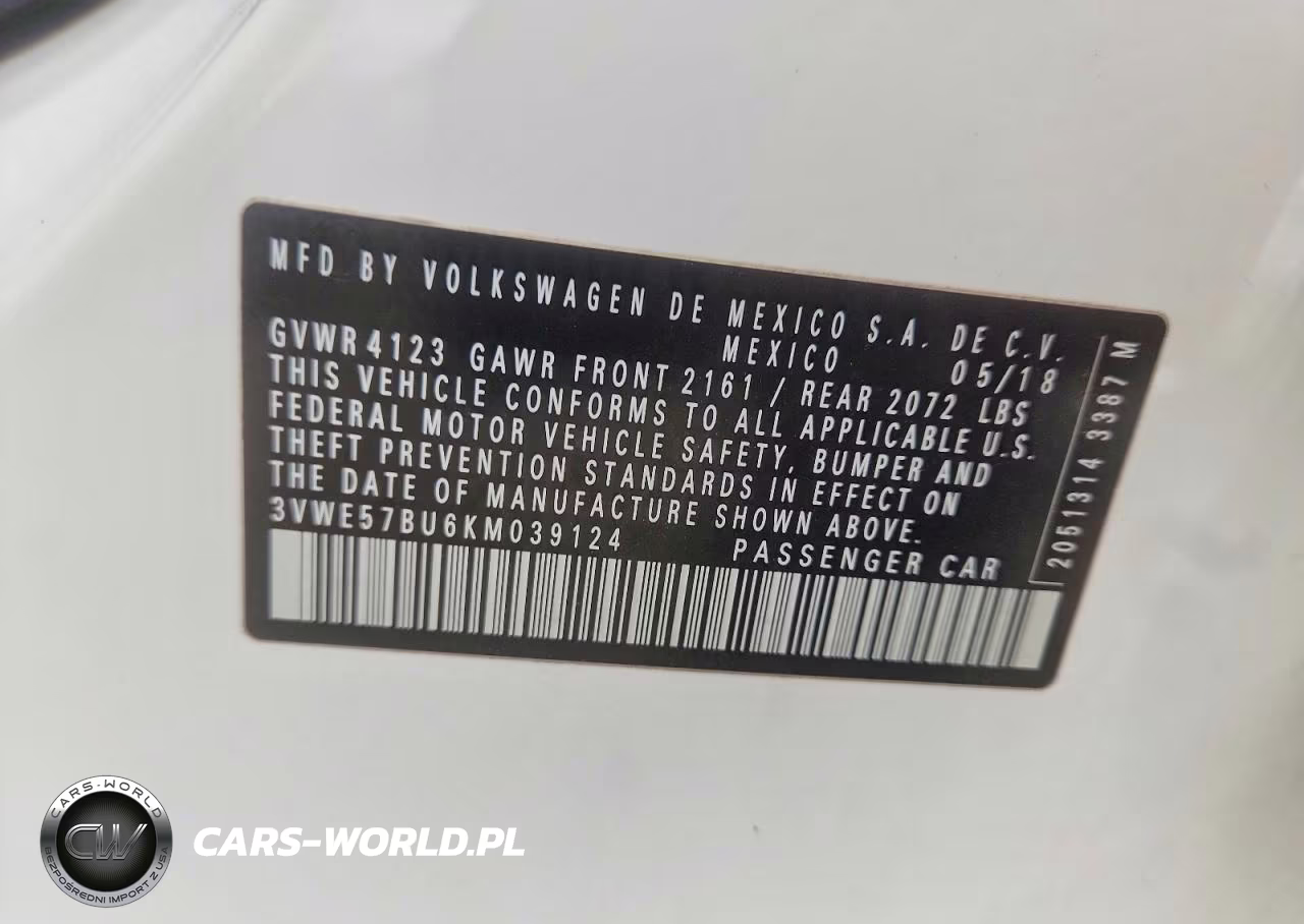 2019 Volkswagen Jetta Sel VIN:3VWE57BU6KM039124 - 12