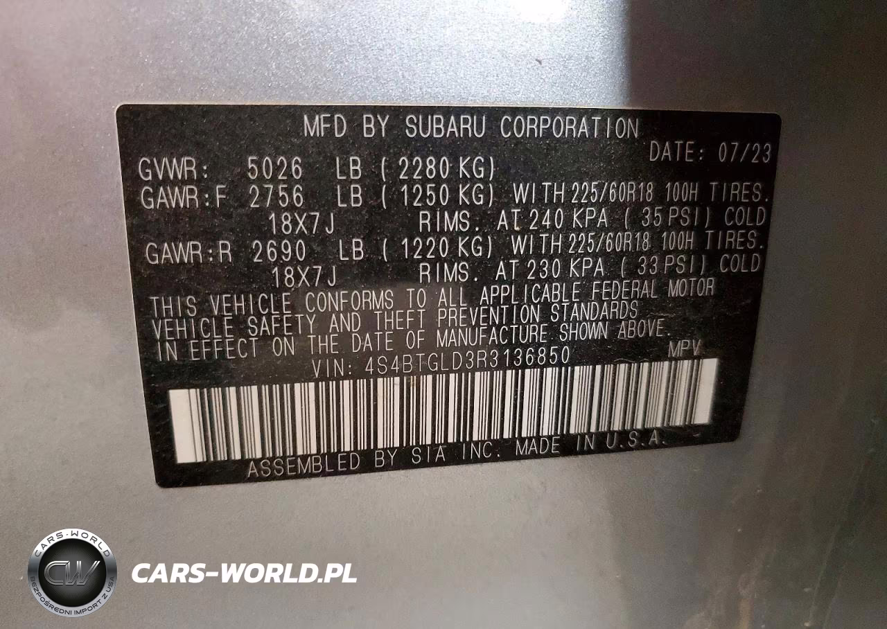 2024 Subaru Outback Onyx Edition Xt VIN:4S4BTGLD3R3136850 - 13