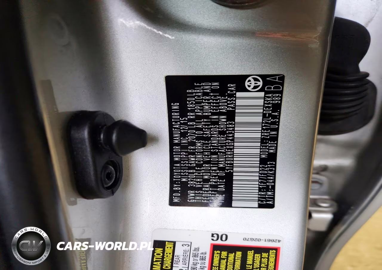 2016 Toyota Corolla S VIN:5YFBURHEXGP443483 - 12