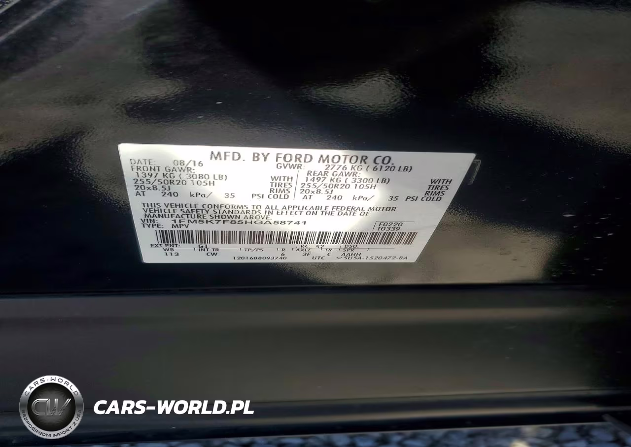 2017 Ford Explorer Limited VIN:1FM5K7F85HGA58741 - 14