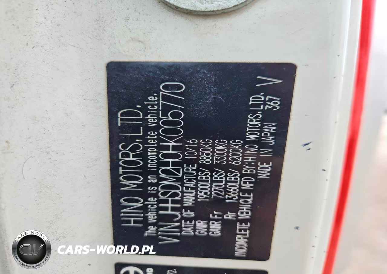 2017 Hino 195 VIN:JHHSDM2H0HK005770 - 11