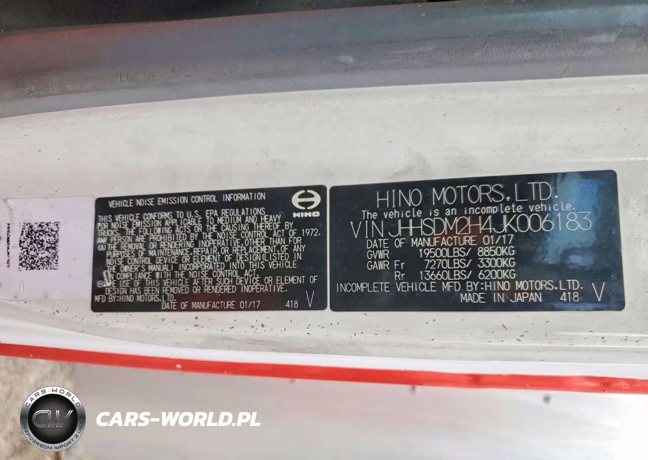 2018 Hino 195 Box Truck VIN:JHHSDM2H4JK006183 - 13