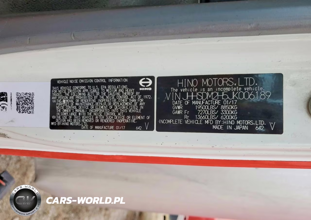 2018 Hino 195 Box Truck VIN:JHHSDM2H5JK006189 - 13