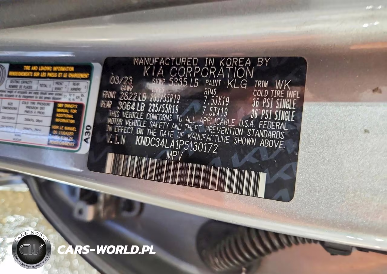 2023 Kia Ev6 Wind VIN:KNDC34LA1P5130172 - 12