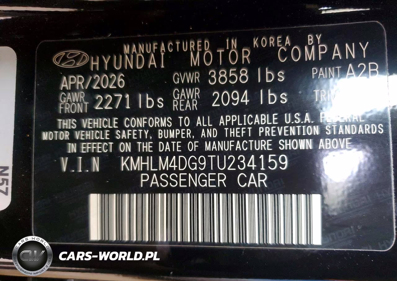 2026 Hyundai Elantra Sel Sport VIN:KMHLM4DG9TU234159 - 13
