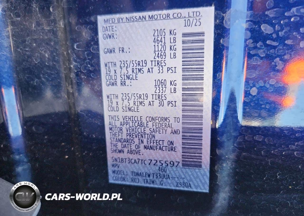 2026 Nissan Rogue Sl VIN:5N1BT3CA7TC725597 - 13