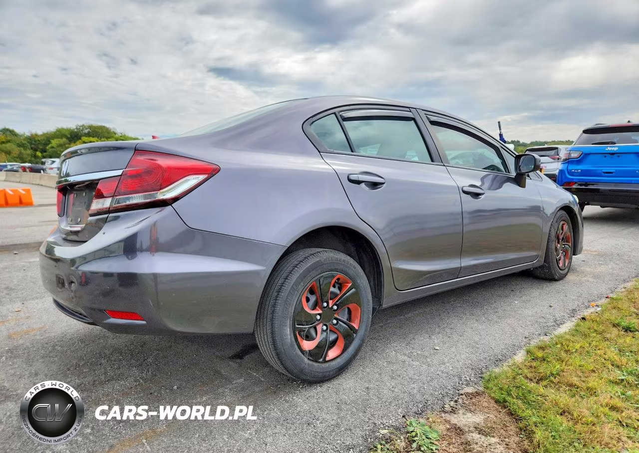 2014 Honda Civic Lx VIN:2HGFB2F57EH506061 - 3