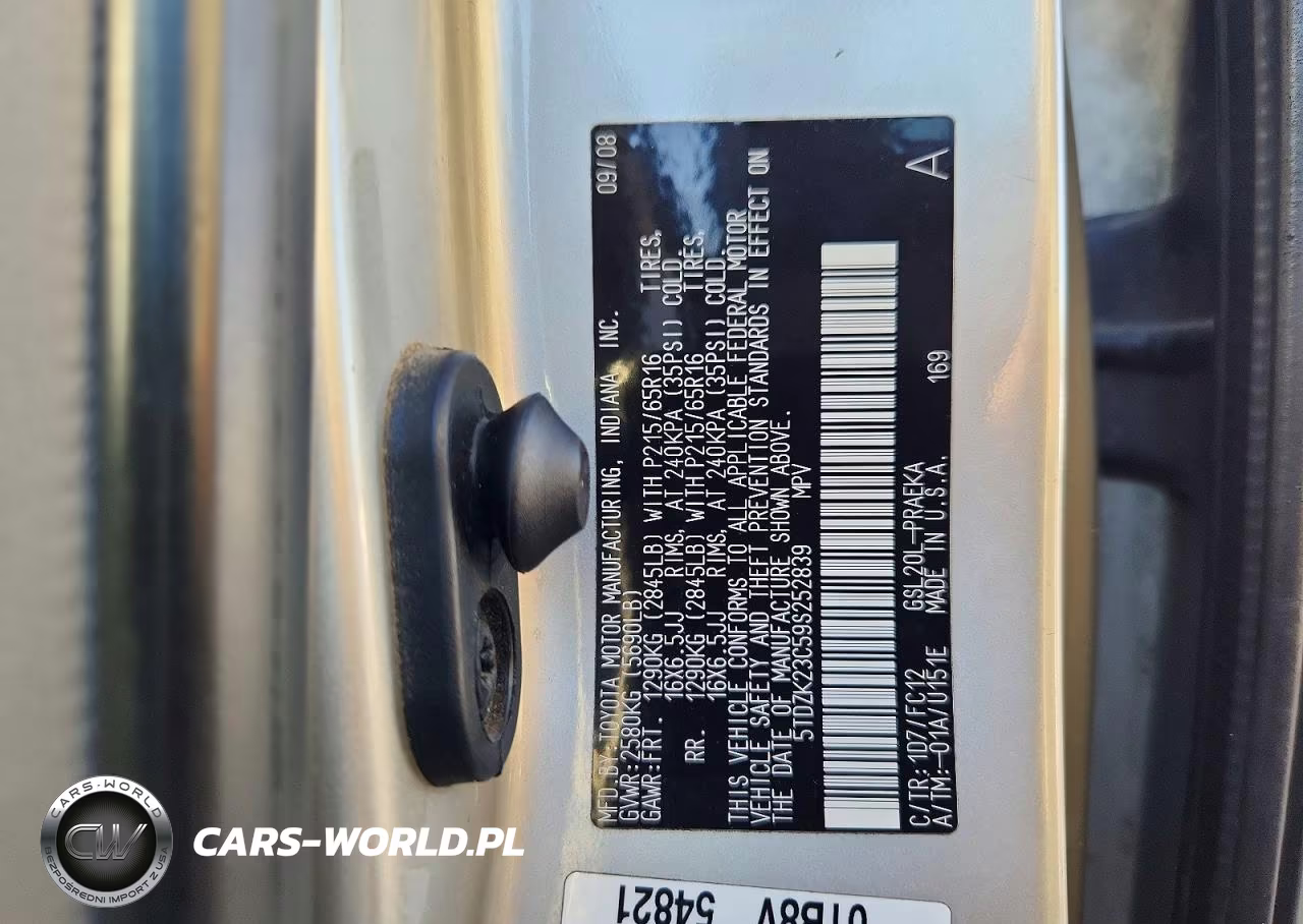 2009 Toyota Sienna Le 8-Passenger VIN:5TDZK23C59S252839 - 13
