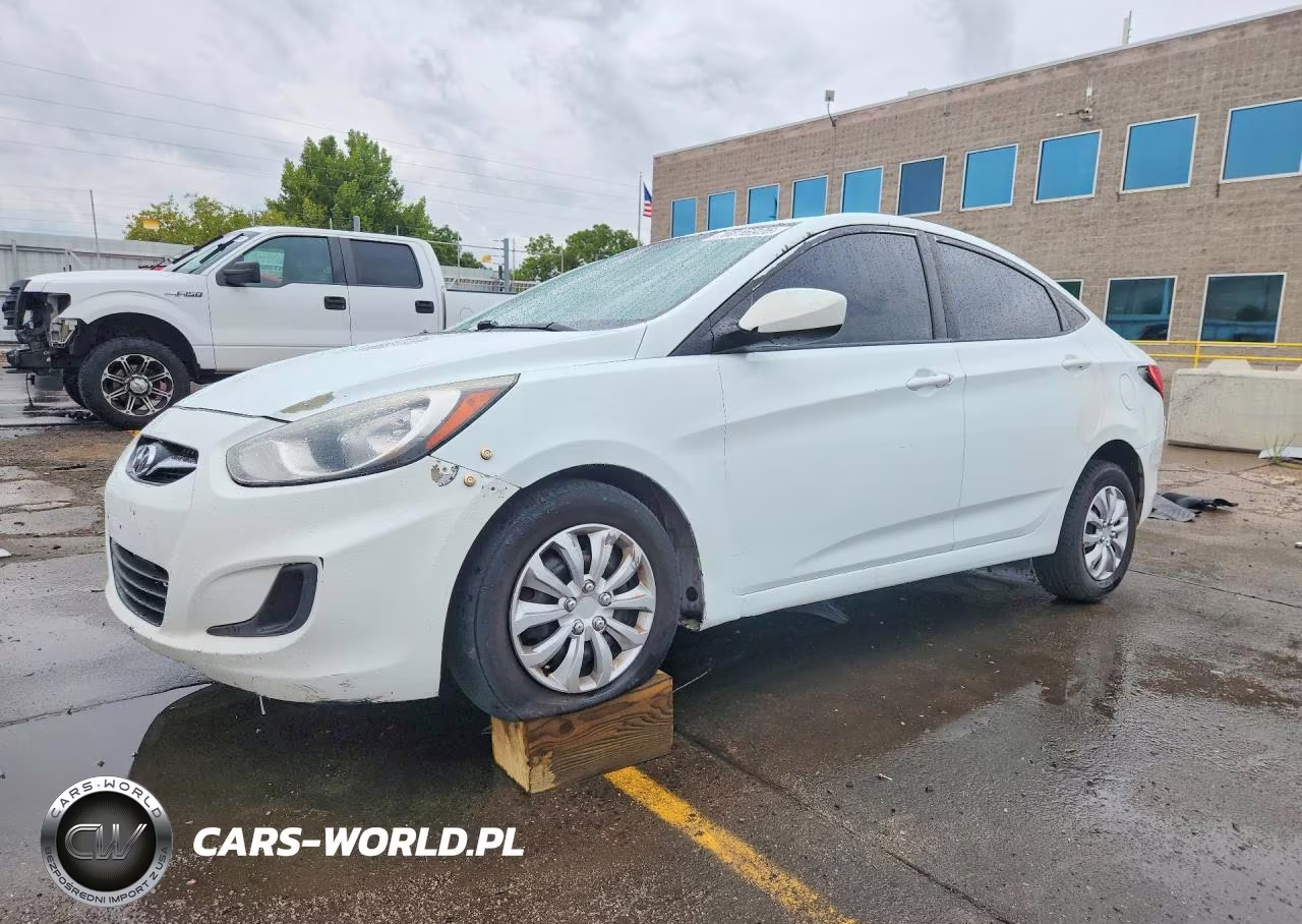 2013 Hyundai Accent Gls VIN:KMHCT4AEXDU509710 - 1