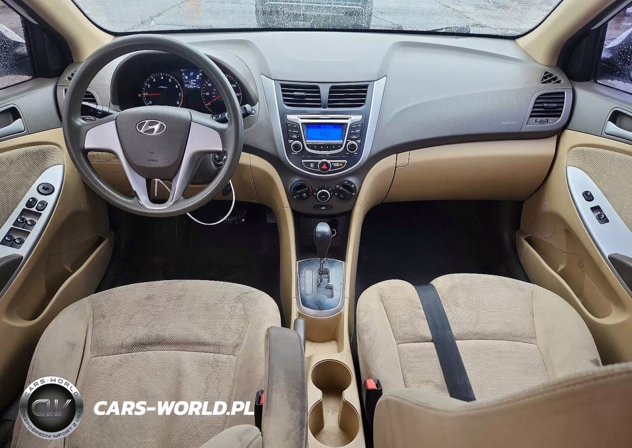 2013 Hyundai Accent Gls VIN:KMHCT4AEXDU509710 - 8