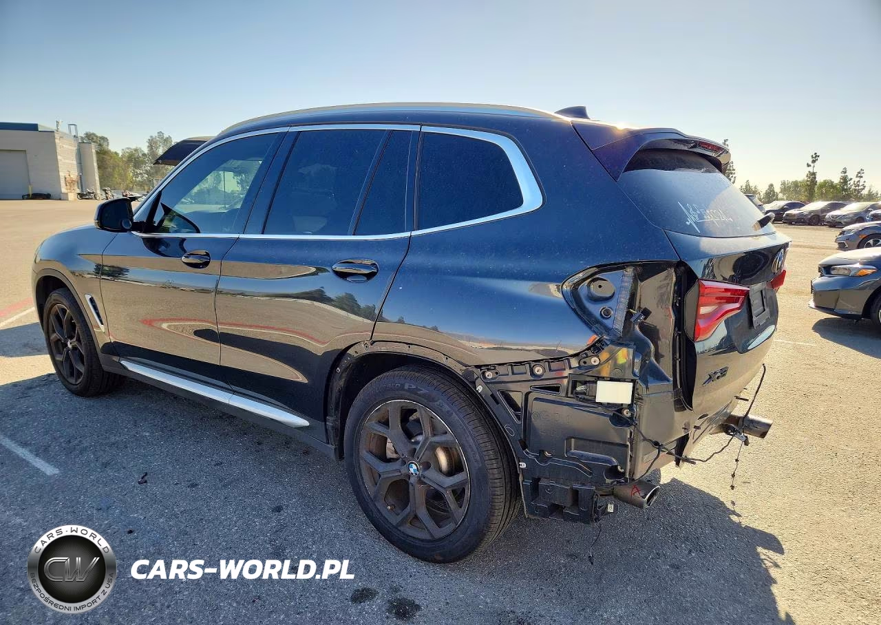 2021 BMW X3 Sdrive30I VIN:5UXTY3C01M9F78646 - 2