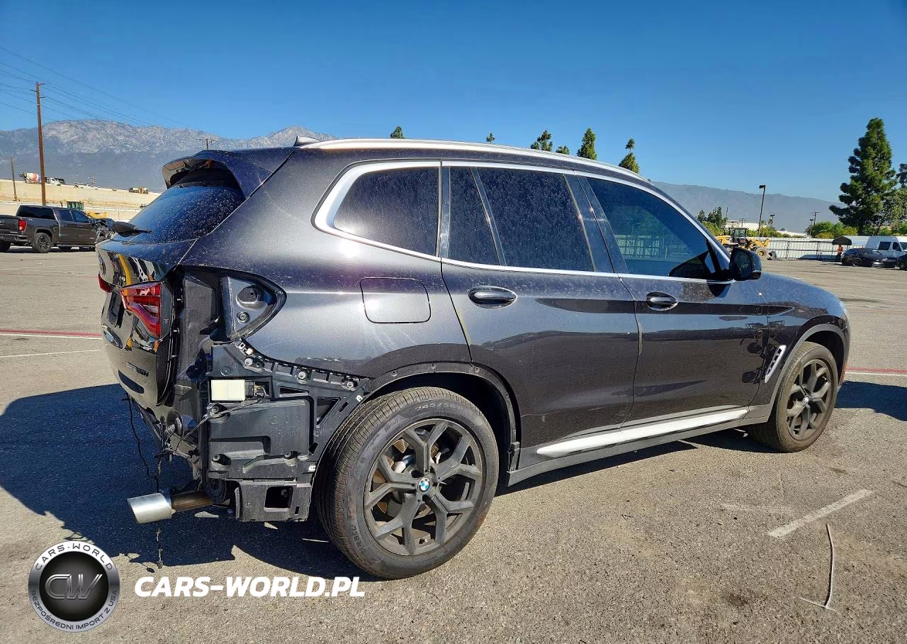 2021 BMW X3 Sdrive30I VIN:5UXTY3C01M9F78646 - 3