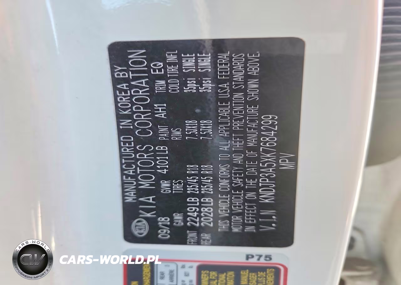 2019 Kia Soul + VIN:KNDJP3A5XK7684299 - 12