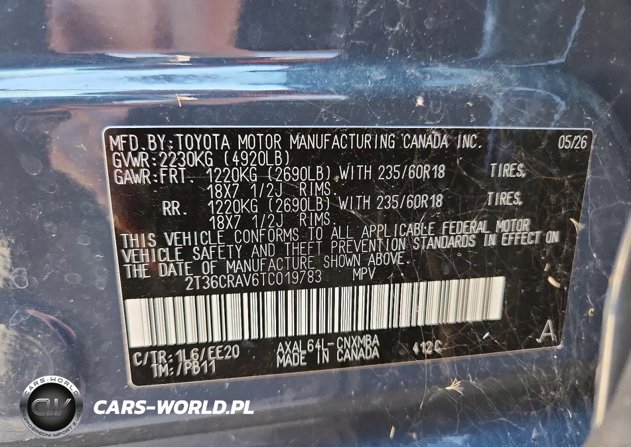 2026 Toyota Rav4 Xle Premium VIN:2T36CRAV6TC019783 - 14