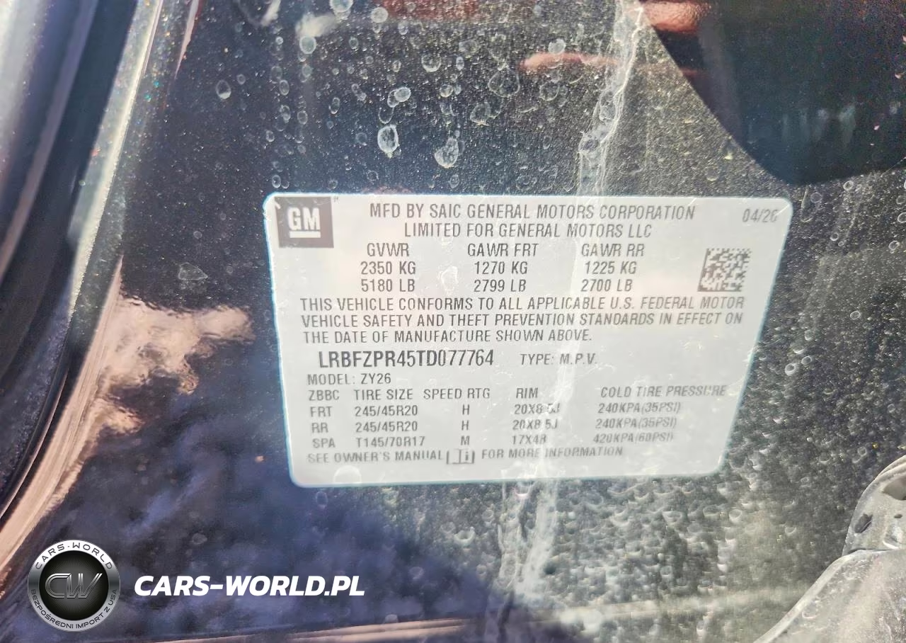 2026 Buick Envision Sport Touring VIN:LRBFZPR45TD077764 - 13