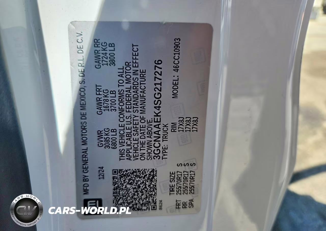 2025 Chevrolet Silverado C1500 VIN:3GCNAAEK4SG217276 - 12