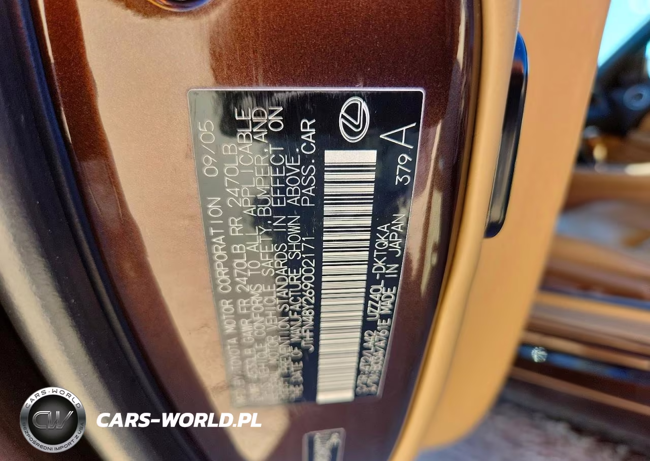 2006 Lexus Sc 430 VIN:JTHFN48Y269002171 - 12