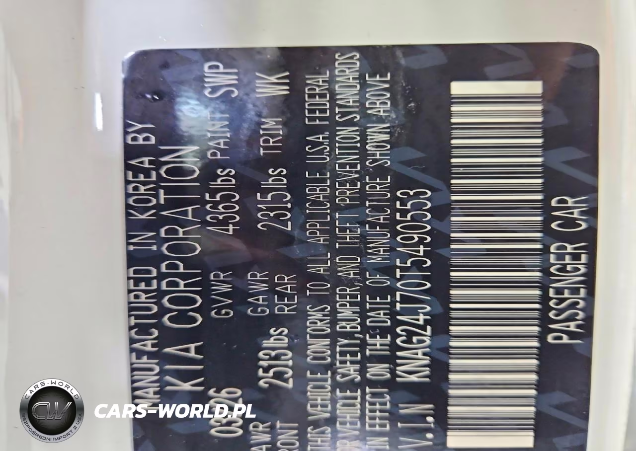 2026 Kia K5 Lxs VIN:KNAG24J70T5490553 - 12